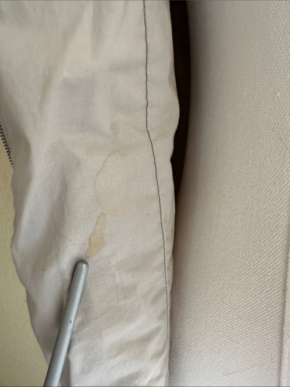 Vince Beige Asymmetrical Multiway Zip Leather Jacket - Picture 14 of 16